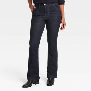 Women's High-Rise Anywhere Flare Jeans - Knox Rose Dark Blue 16